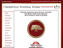 Tablet Screenshot of kerrvillefuneralhome.com